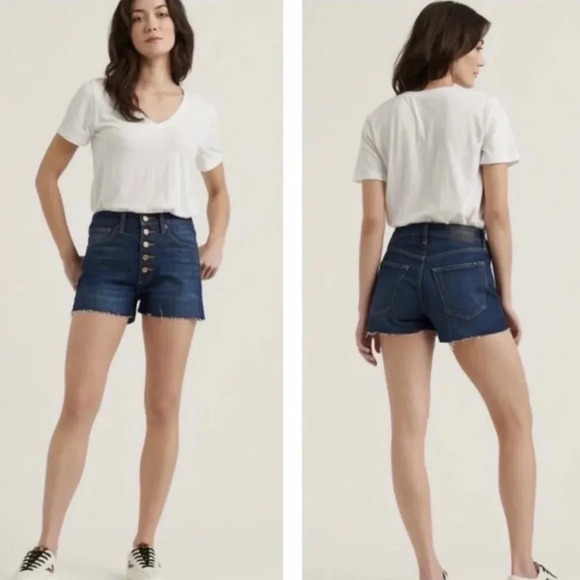 LUCKY BRAND Lucky Pins Short W/ Exposed Buttons 28 - Picture 1 of 4